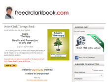 Tablet Screenshot of freedrclarkbook.com